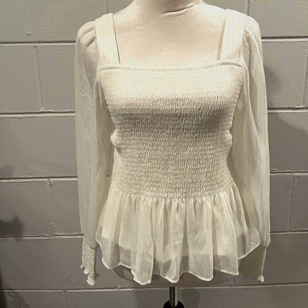 NWT Nine West Fitted Blouse